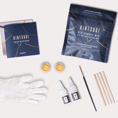 Kit diy Kintsugi - 2 colores Oro + Oro