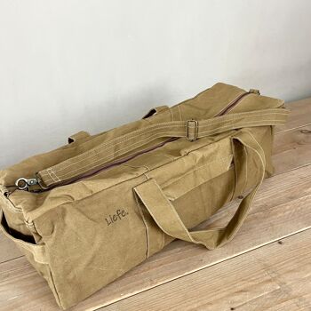 Sac de yoga (toile vintage foncée) NEUF 2