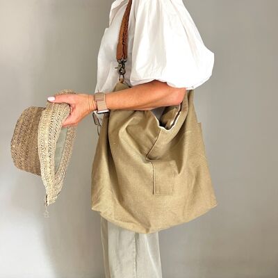 BaggyBag (coton recyclé kaki)