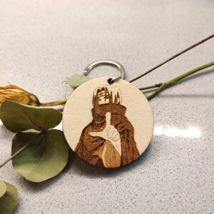 Porte-clés Naruto en bois, Porte-clés Anime, Itachi