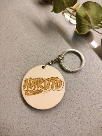 Porte-clés Naruto en bois, Porte-clés Anime, Équipe 7, Kakashi, Sakura, Naruto et Sasuke 8