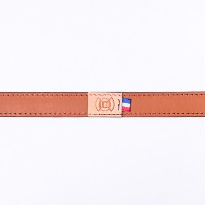 Camel leather strap T19cm