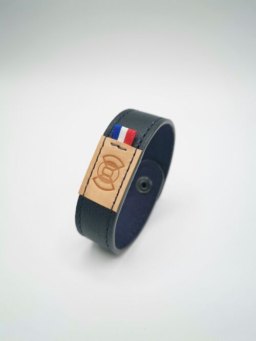 Bracelet en cuir MArine T21cm