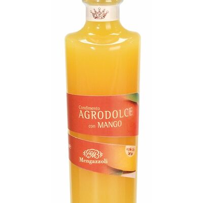 Spray of mango juice in vinegar 250 ml glass