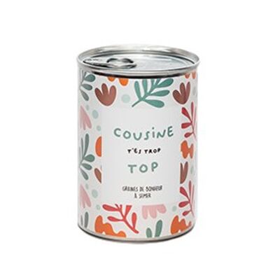 Aussaatset "Cousine t'es top" Made in France