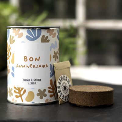 "Bon Anniversaire" sowing kit Made in France