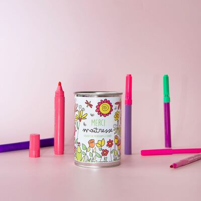 Kit di semina "Merci Maitresse" Prodotto in Francia