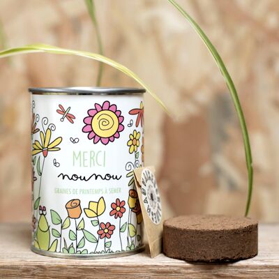 Sowing kit "Thank you Nounou" Made in France
