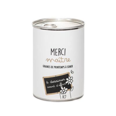 Kit de siembra "Gracias maestro - Para dibujar" Hecho en Francia