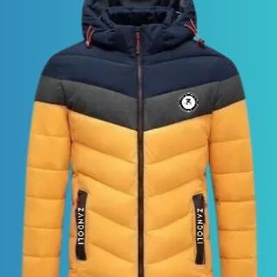 Veste d'hiver pour enfants - Jaune