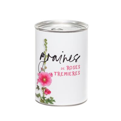 Kit à semer "Graines de roses trémières" Fabriqué en France