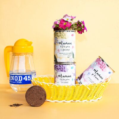 Kit à semer "Maman t'es la plus Rigolote" Fabriqué en France