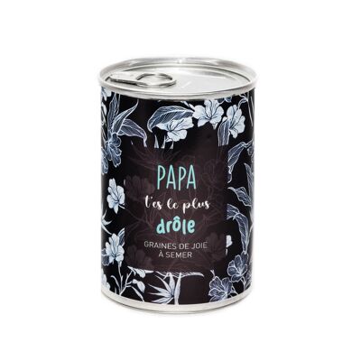 Kit de siembra "Papi eres el más divertido" Made in France