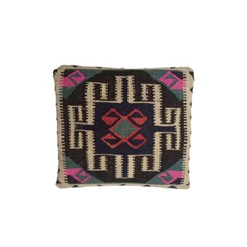 Housse de coussin Cabaret tissée à la main Kilim 2