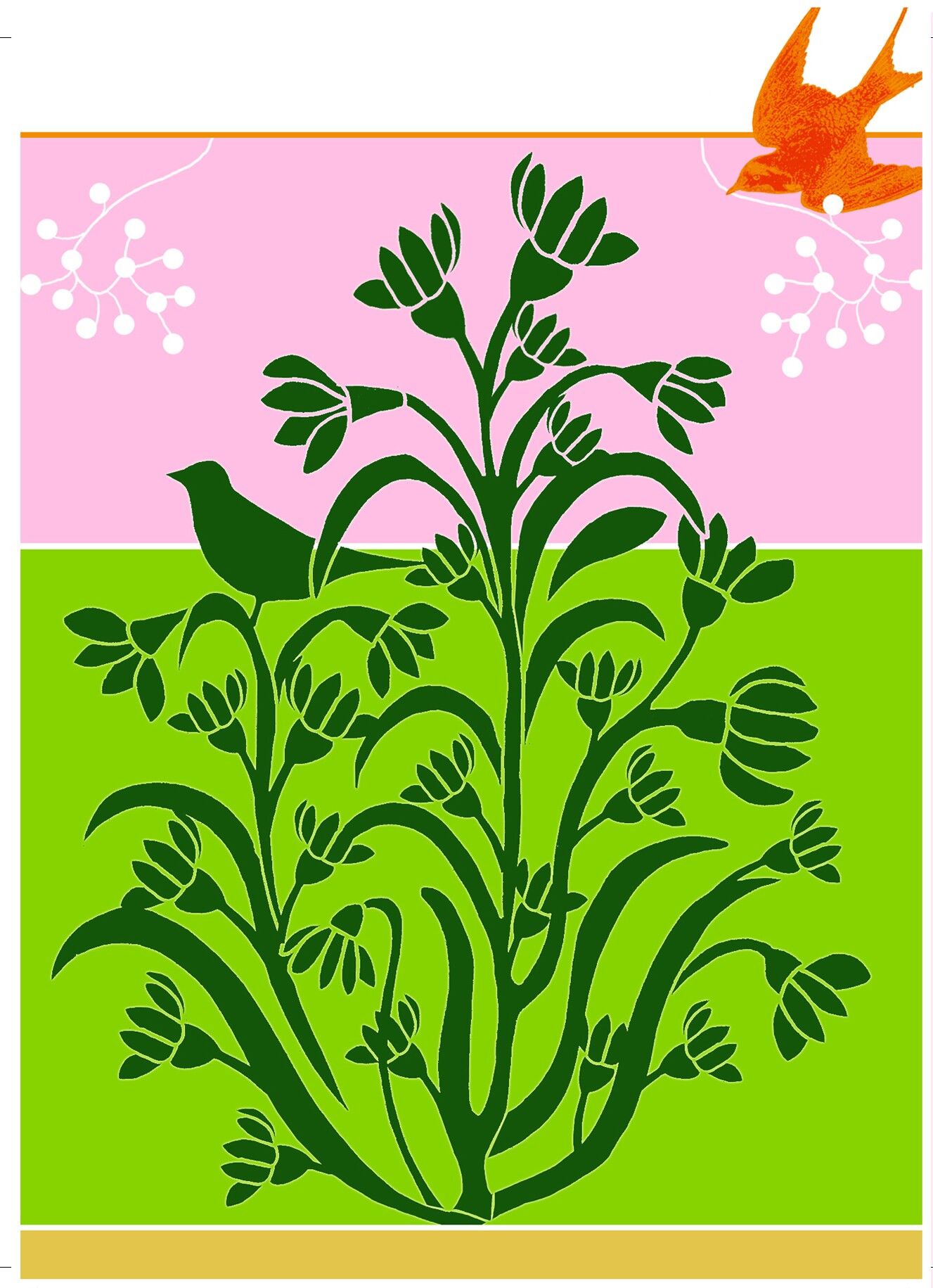 Cartolina presagio di primavera