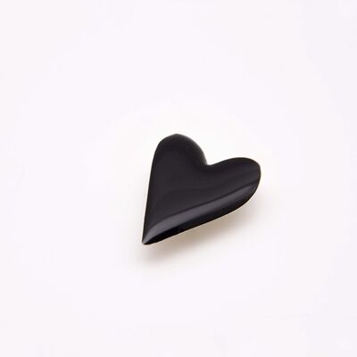 Black LOVE pin