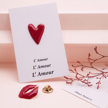 Pin's LOVE Rouge 4