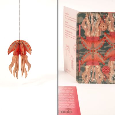 Jellyfish - 3D Deco greeting card