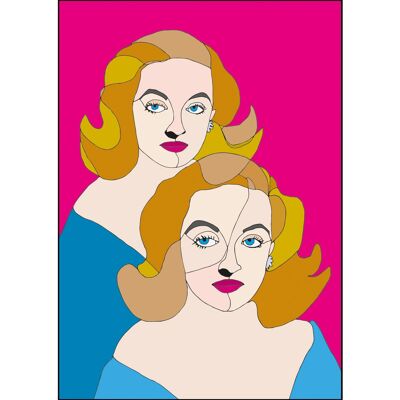 Film Icons Giclee Print : Bette