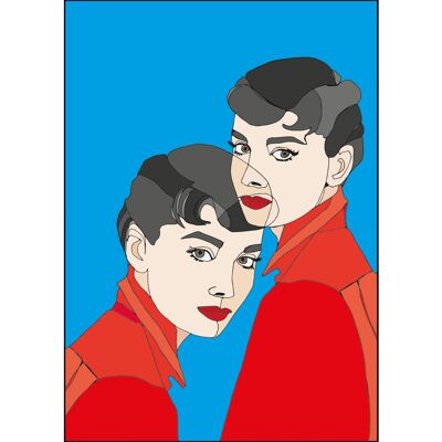 Iconos de la película Impresión giclée: Audrey