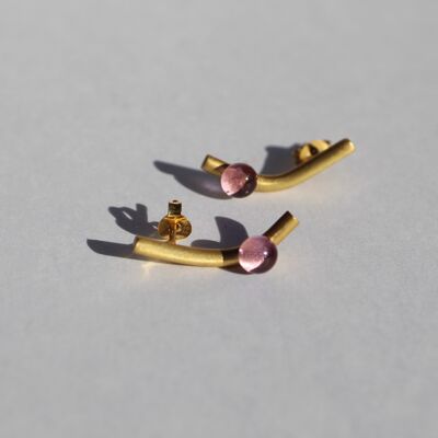 BAU DROPS GOLD earrings VERYPERI VIOLET