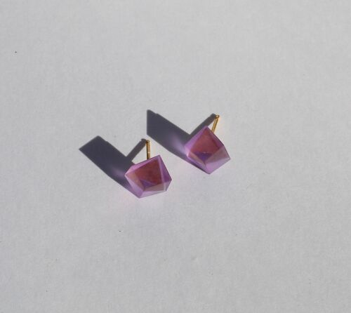 Geo jelly gold translucent veryperi violet