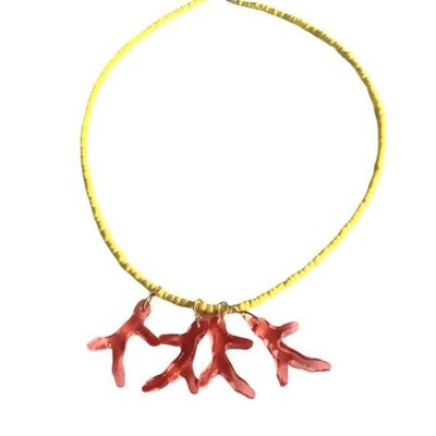 Coral Choker P2226