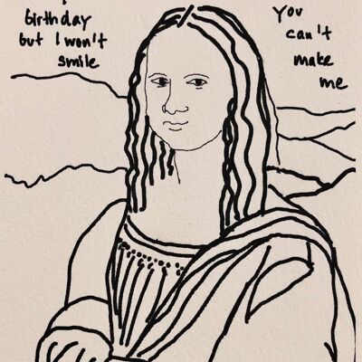 Birthday Mona Lisa