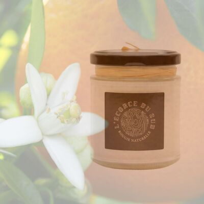 Handmade vegan candle with orange blossom - 390g