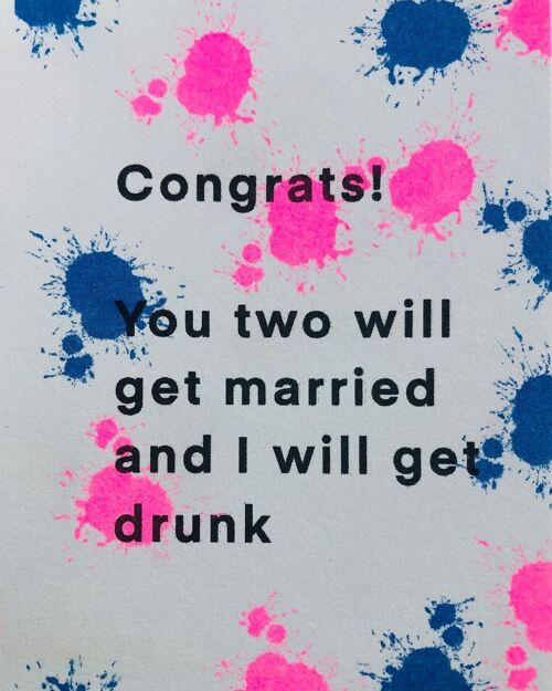 Wedding Card Congrats