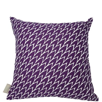 Coussin Feuille / Prune