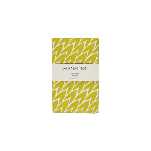 Leaf Tea Towel / Yellow