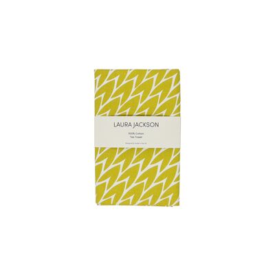 Leaf Tea Towel / Yellow