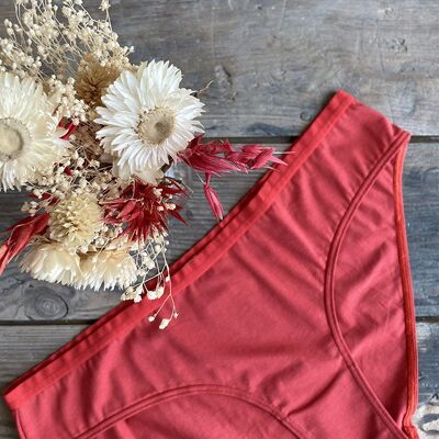 Culotte Gaïa Rouge Terracotta en coton bio