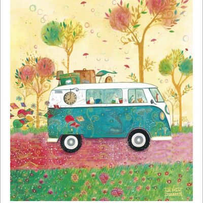 Poster CODE CINQ - Jehanne Weyman « The van »