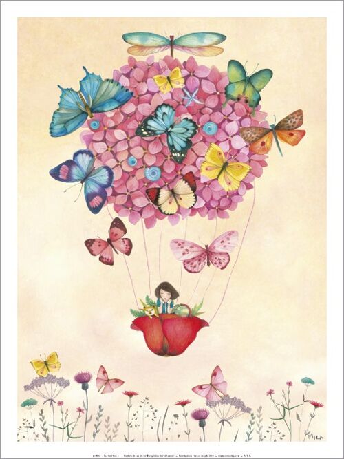 Poster CODE CINQ - Mila « Butterflies »