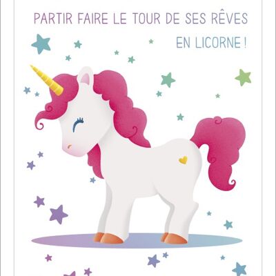 Poster CODE CINQ - Barbara Formosa « Licorne »