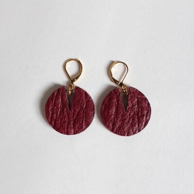 Bella Bordeaux earrings