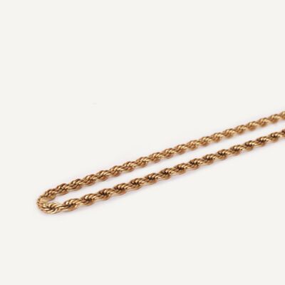 Fine chain necklace Monique gold choker | Handmade jewelry in France