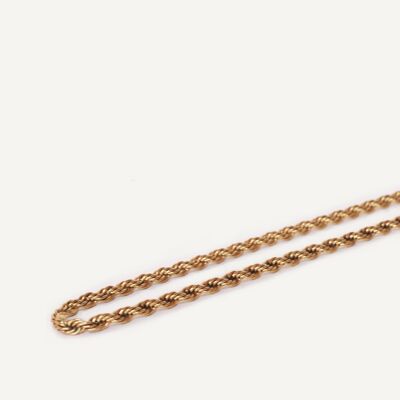Fine chain necklace Monique gold choker | Handmade jewelry in France