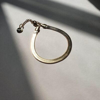 Leto Gold Chain Bracelet | Handmade jewelry in France