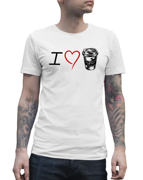 T-shirt i love coffee