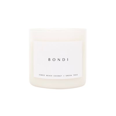 Small Scented Candle Bondi - White