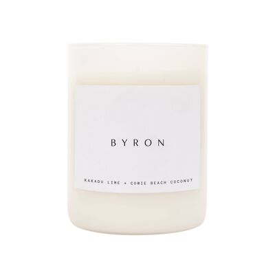 Scented Candle Byron - White
