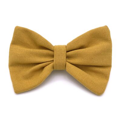 Bow tie for necklace - ocher