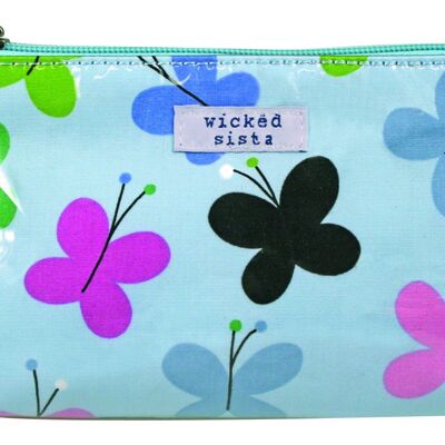 Butterfly Blue Small Soft A-line Bag