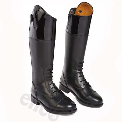 Chelico Amelia Children’s Long Leather Riding Boots