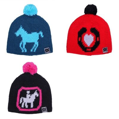 QHP Beanie Hat Adult - Horse