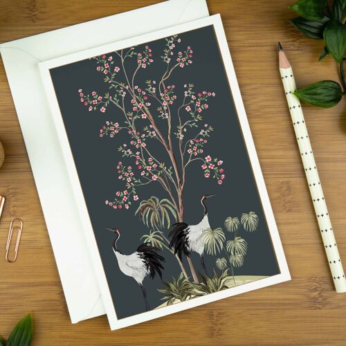 Birds & Blossoms, Greeting Card, No.2.