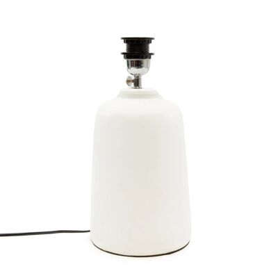 La base de la lámpara de mesa - Blanco